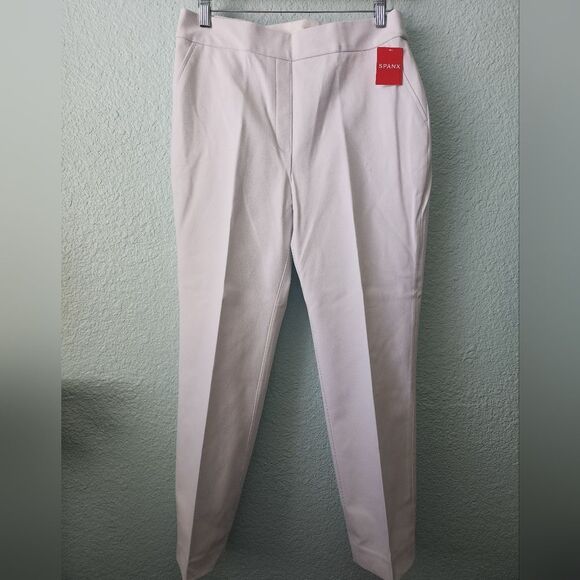 SPANX Women's Classic White shapewear SlimStraight Pants - Picture 9 of 10